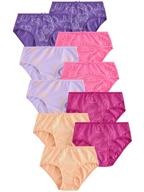 Next Underbukser  pastellilla / mørkelilla / abrikos / lys pink / mørk pink