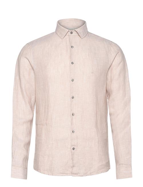 Calvin Klein | Linen Solid Slim Shirt | 40