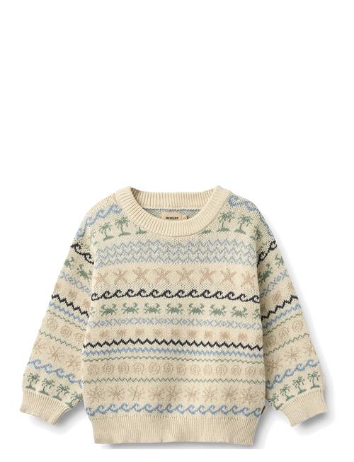Wheat | Jacquard Pullover August | 110