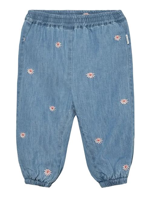 Minymo | Pants Emb. Chambray W. Lining | 62