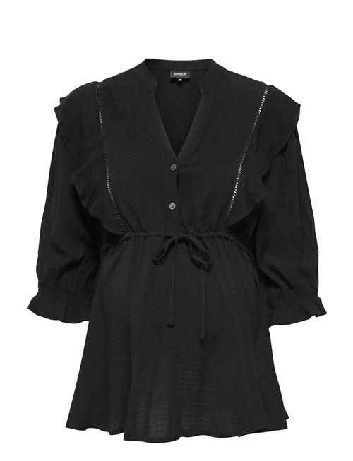 Only Maternity | Olmsalli 2/4 V-Neck Frill Top Wvn | M