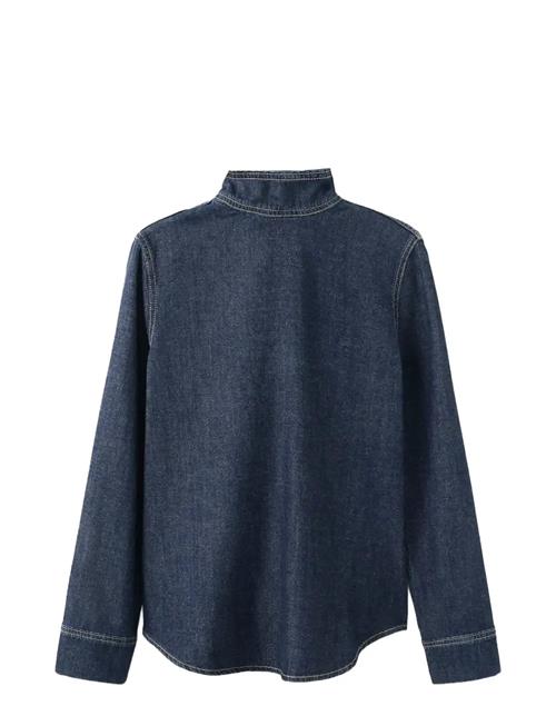 Mango | Denim Shirt With Tie Fastening | XXL