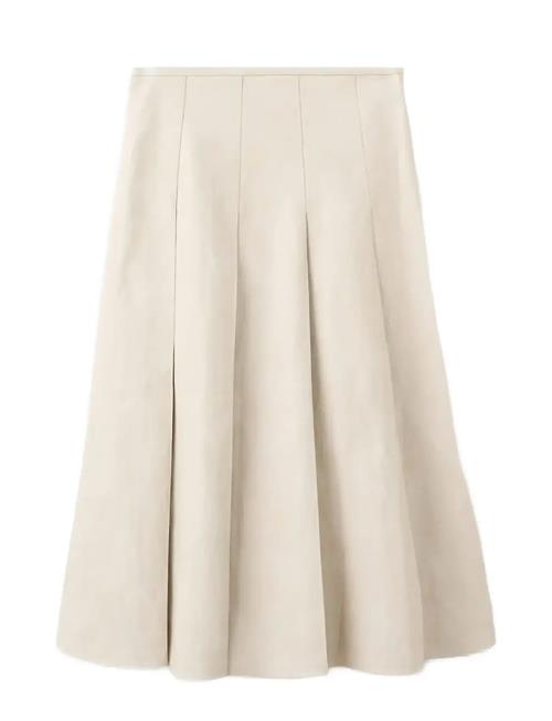 Mango | Faux-Leather Godet Skirt | 38