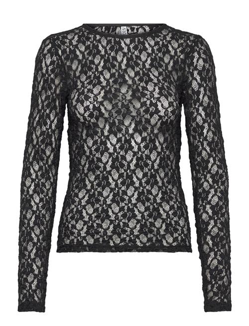 Pieces | Pchazel Ls Lace Top Jrs Noos Bc | M