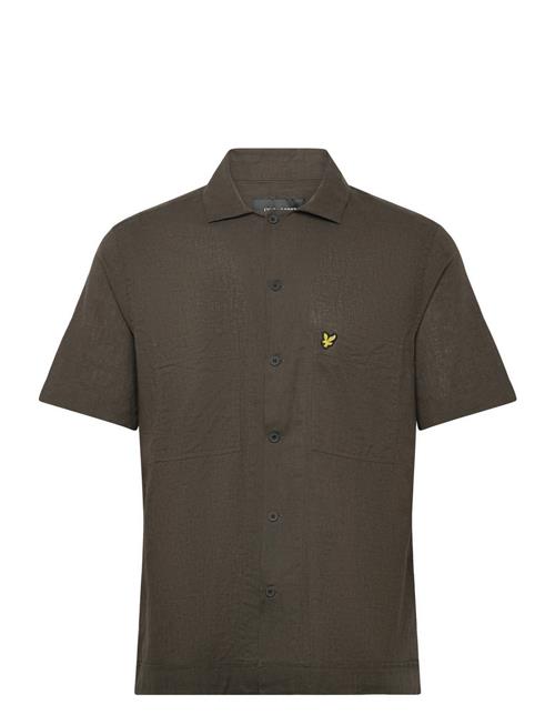 Lyle & Scott | Cuban Collar Short Sleeve Shirt | M