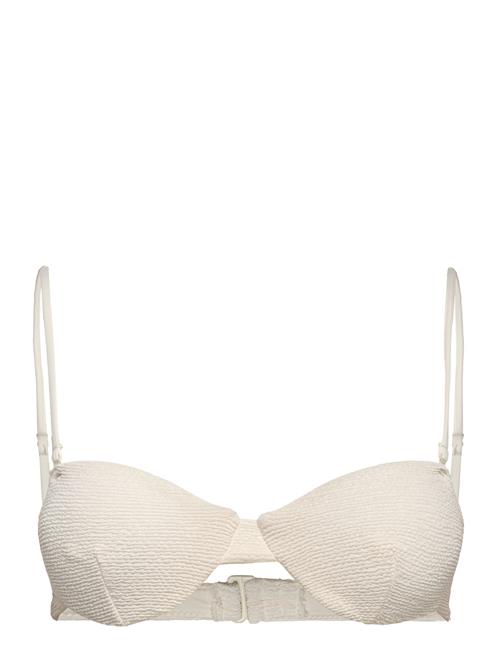 Mango | Textured Bandeau Bikini Top | S