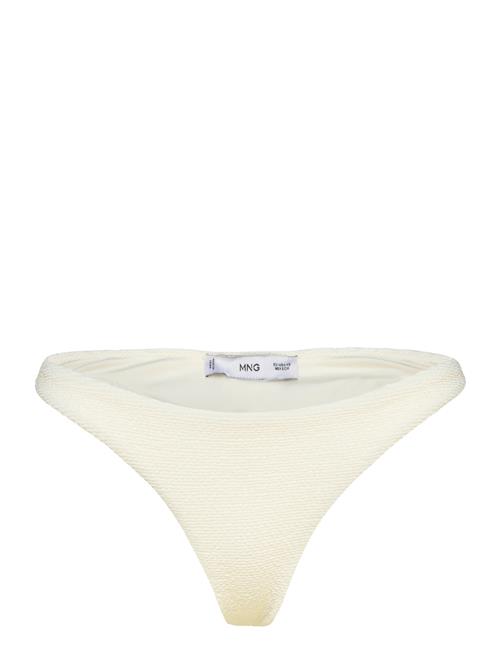 Mango | Brazilian Textured Bikini Bottoms | L
