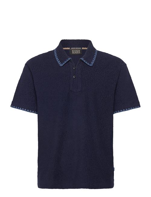 Scotch & Soda | Relaxedfit Jacquard Towelling Polo | XL