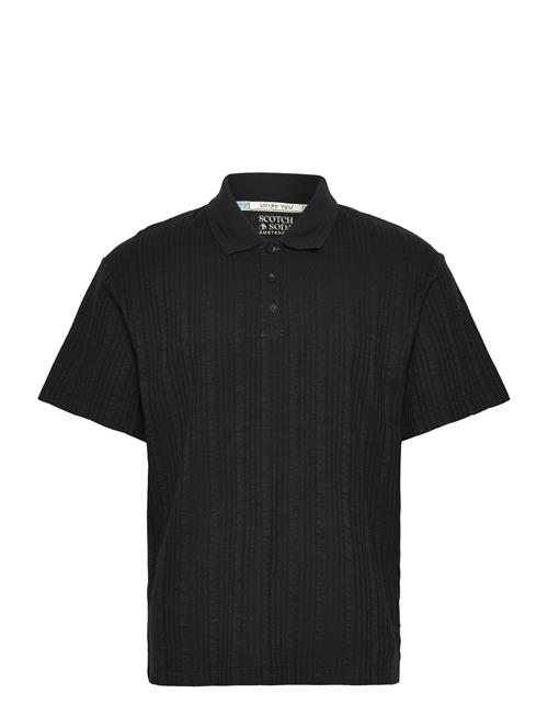 Scotch & Soda | Structured Ribbed Relaxedfit Polo | L