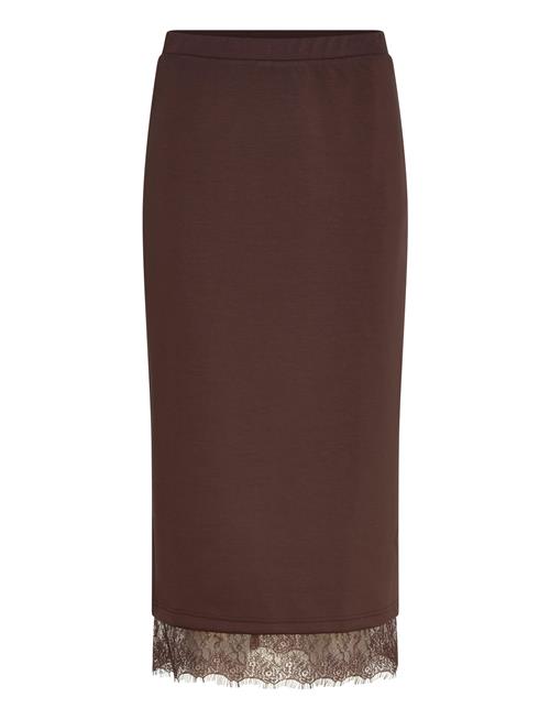 Vila | Viewie Hw Lace Midi Skirt | XS