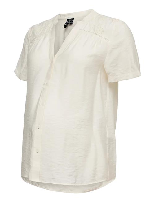 Vero Moda Maternity | Vmmjosie Ss Emb Top Wvn | XS