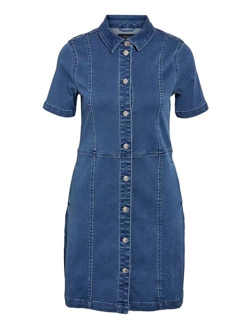 NOISY MAY | Nmnisa S/S Slim Denim Dress Vi534Mb Noos | M