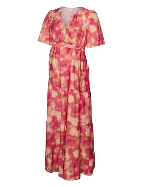 Mamalicious | Mlsandra Tess L/S Wo Long Dress 2F | S