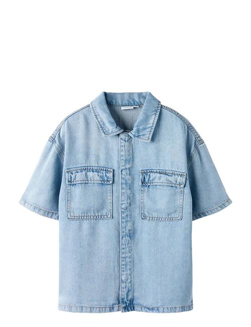 name it | Nkmjoy Boxy Dnm 1/2 Shirt 1860-Ph F | 164