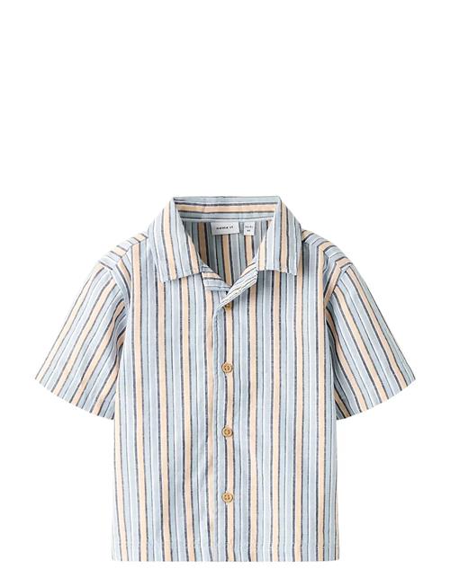 name it | Nmmfiore Ss Nreg Shirt | 104