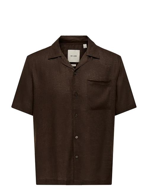 ONLY & SONS | Onslaurence Linen Resort Collar Ss Noos | L