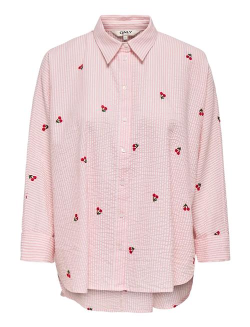 ONLY | Onlnew Lina Grace L/S Cherry Shirt Wvn | L