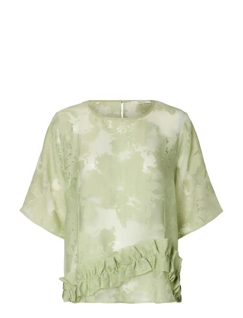 Selected | Slflina Relaxed 2/4  Ruffle Top B | 38