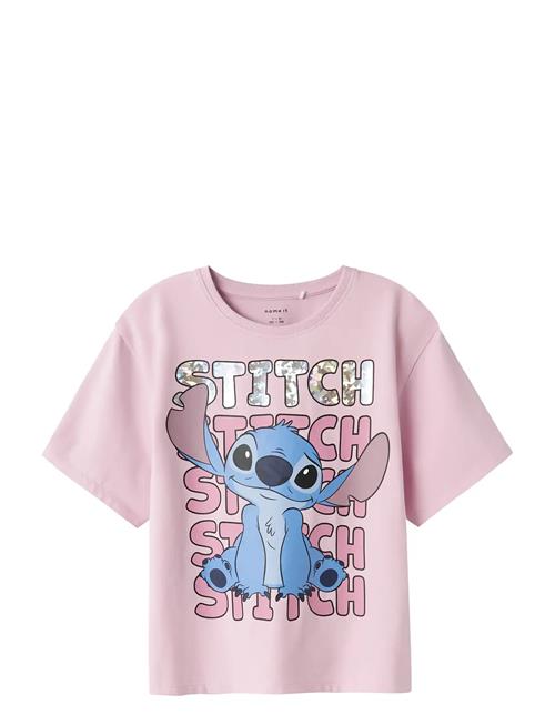 name it | Nkfnyri Stitch Ss Nreg Top Box Lnoos Wdi | 146-152