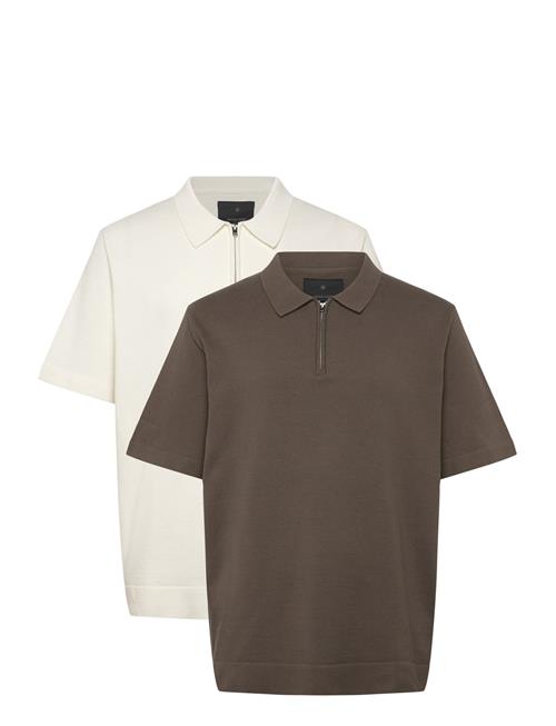 Jack & Jones | Jprblamilano Spring Knit Zip Polo 2Pk Mp | L
