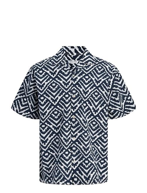 Jack & Jones | Jjmilo Seersucker Resort Shirt Ss | XXL