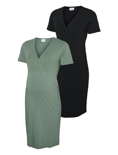 Mamalicious | Mlkerrie Tess Ss Jrs Abk Dress 2F 2-P | XS