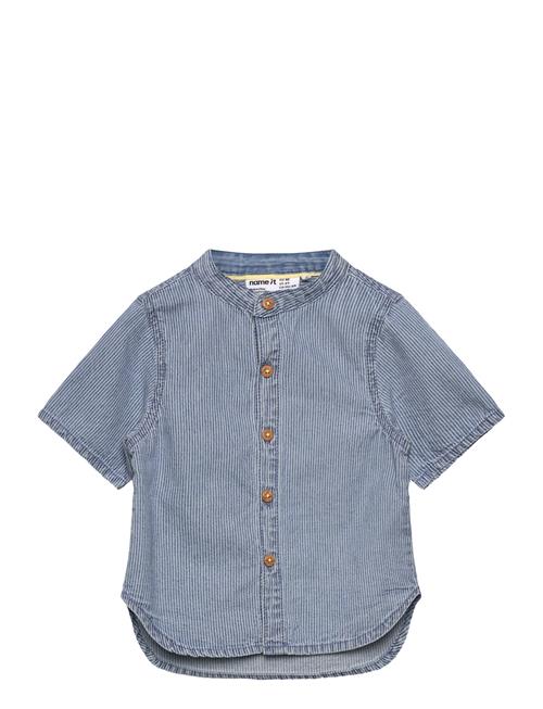 name it | Nmmhans Stripe Dnm Ss Shirt 1910-Ip H | 116