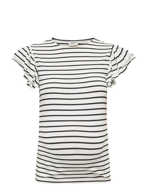 Only Maternity | Olmdaisy S/S Frill O-Neck Top Jrs | L