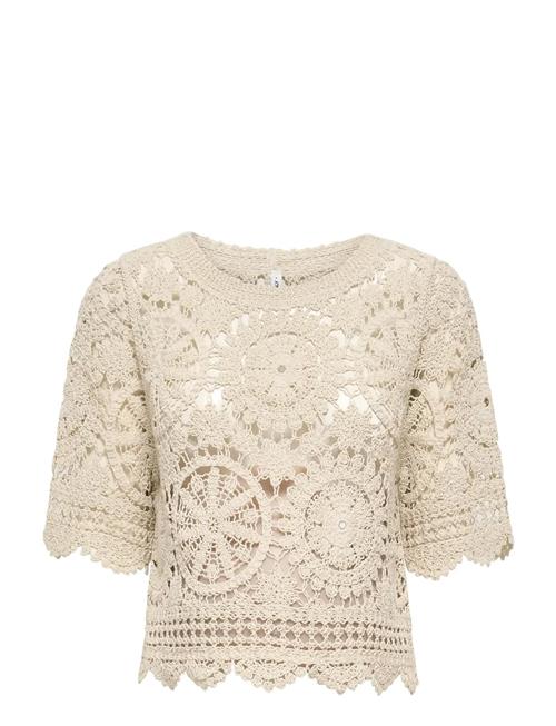 Only Maternity | Olmwaterly S/S Crochet O-Neck Top Knt | XL