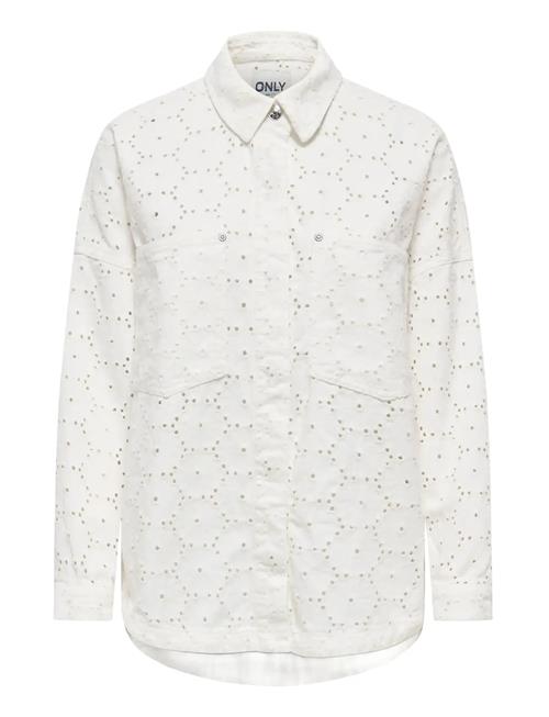 ONLY | Onljanine-Fio L/S Anglaise Shacket Pnt | M