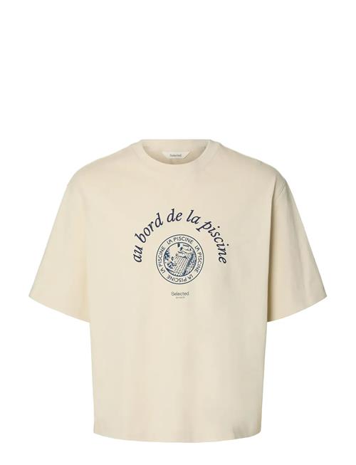 Selected | Slhboxynorman Graphic Ss O-Neck Tee | XL
