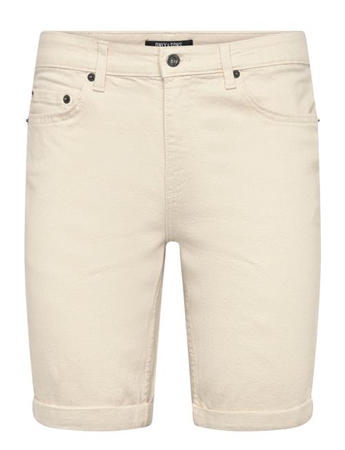 ONLY & SONS | Onsply Ecru 9470 Pim Dnm Shorts Noos | XXL