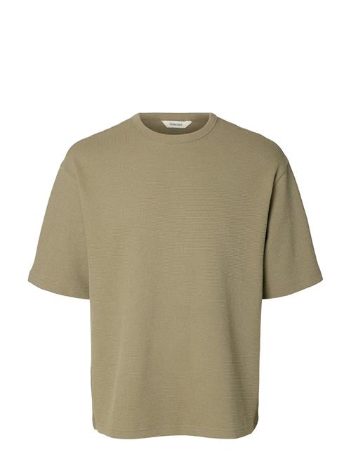 Selected | Slmrelaxsonny Waffle Ss O-Neck Tee | S