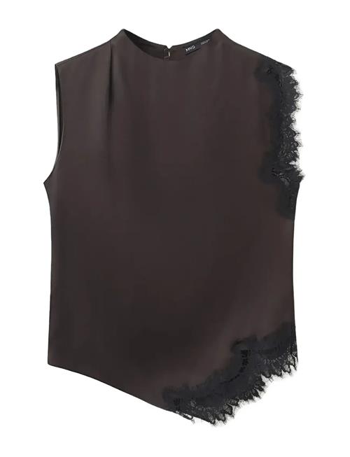 Mango | Lace Trim Top | S