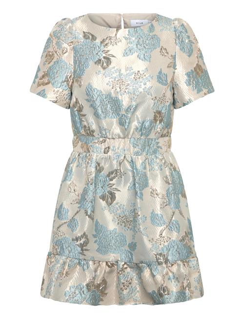 Vila | Viothea O-Neck L/S Short Dress/Dc/Ln | 44