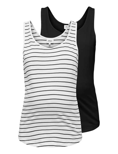 Only Maternity | Olmbloom S/L Tank Top Jrs 2-Pack | XL