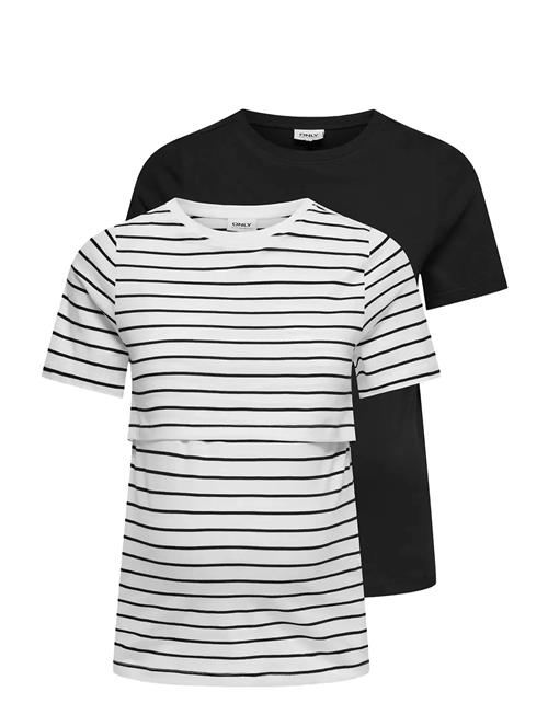 Only Maternity | Olmbloom S/S Nursing Top Jrs 2 Pack | XXL