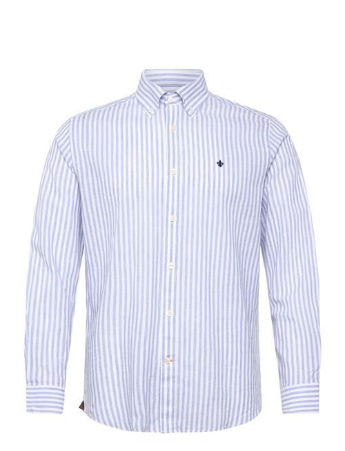 Morris | Douglas Linen Stripe Shirt-Classic Fit | XL
