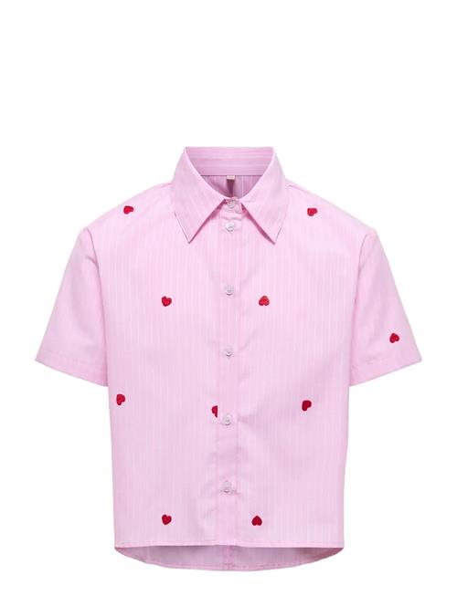 Kids Only | Kognew Lina Ss Stripe Emb Shirt Wvn | 134