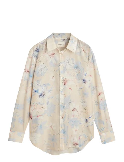 GANT | Rel Floral Print Cot Silk Shirt | 42