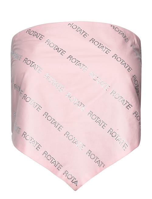ROTATE | Crystal Poplin Crop Top | L