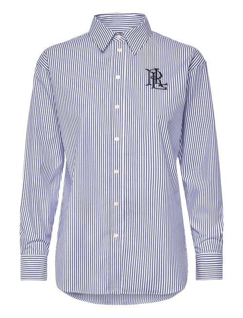 Lauren Ralph Lauren | Relaxed Fit Striped Stretch Cotton Shirt | L
