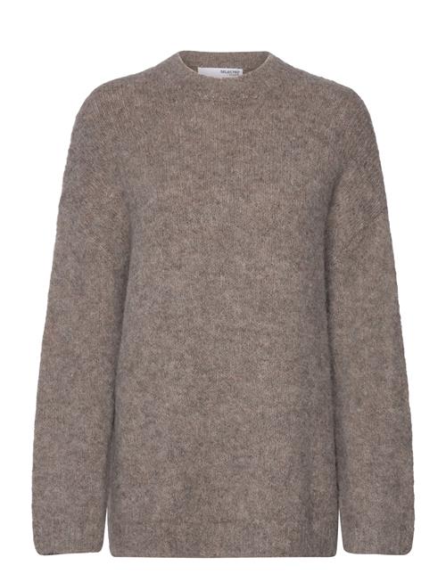 Selected | Slfgabella Ls Knit O-Neck Camp | L