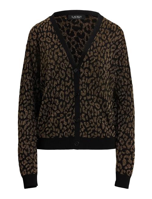 Lauren Ralph Lauren | Metallic Ocelot Double-Knit Cardigan | XL