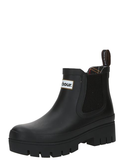 Barbour Gummistøvler 'Halton'  sort / hvid