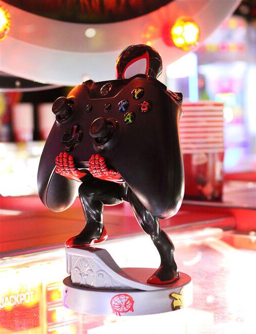 Cable Guy | Cable Guys - Miles Morales Spiderman- Mobil And Consol Holder | H:22CM