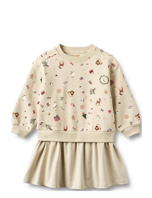 Wheat | Sweat Dress L/S Maggie | 122