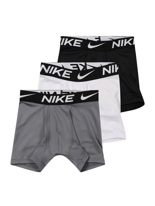 Nike Sportswear Underbukser 'ESSENTIAL'  grå / sort / hvid