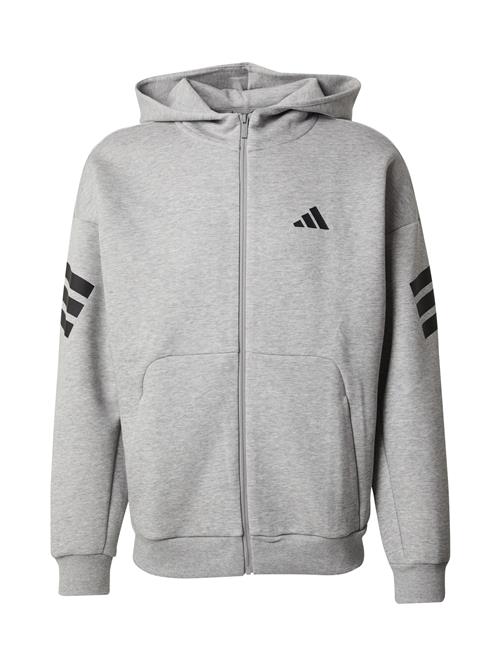 ADIDAS SPORTSWEAR Sweatjakke  grå / sort