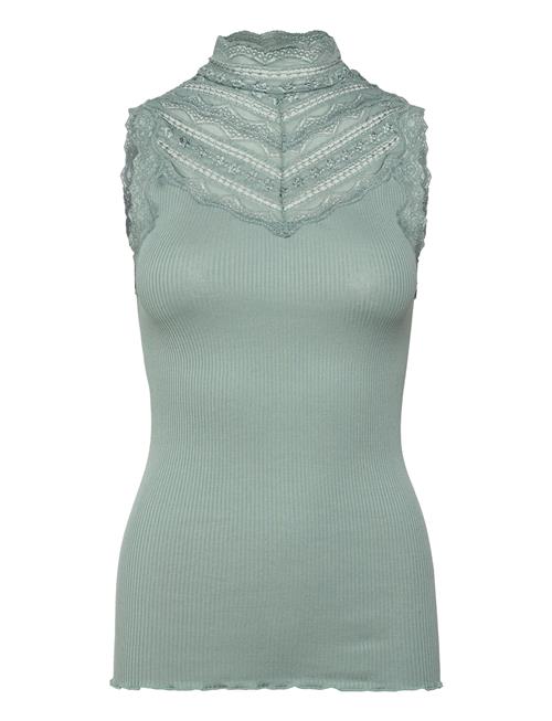 Rosemunde | Silk Top W/ Lace | L